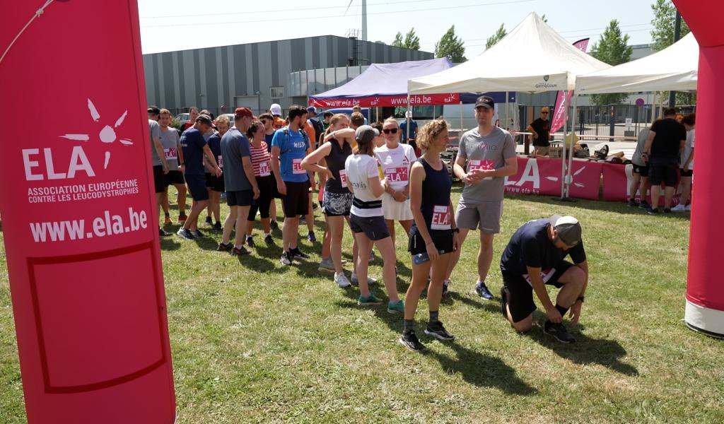 Les travailleurs du zoning Crealys courent pour la bonne cause