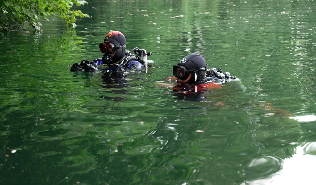 Walhain : une plongée en carrière au milieu des poissons et des écrevisses