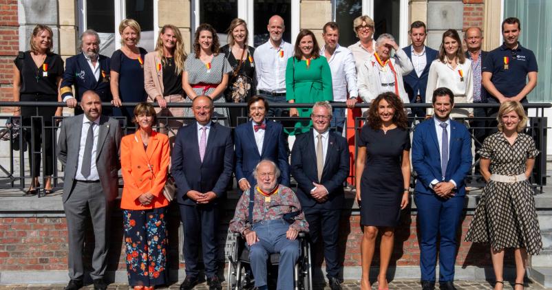 Fêtes de Wallonie 2023 : Jean-Pierre Verheggen et Pierre de Maere mis à l'honneur