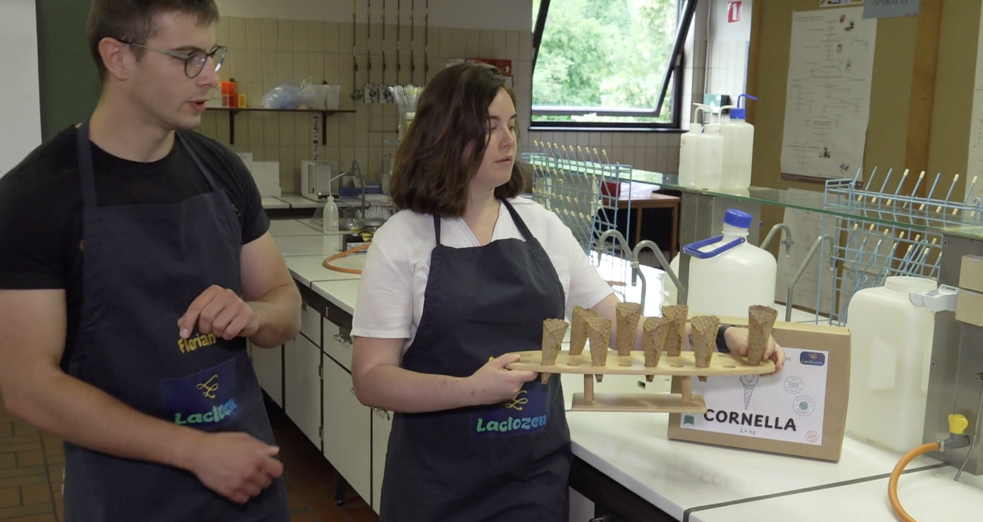 Haute École Charlemagne : 4 étudiants inventent un cornet de glace pour les intolérants au lactose