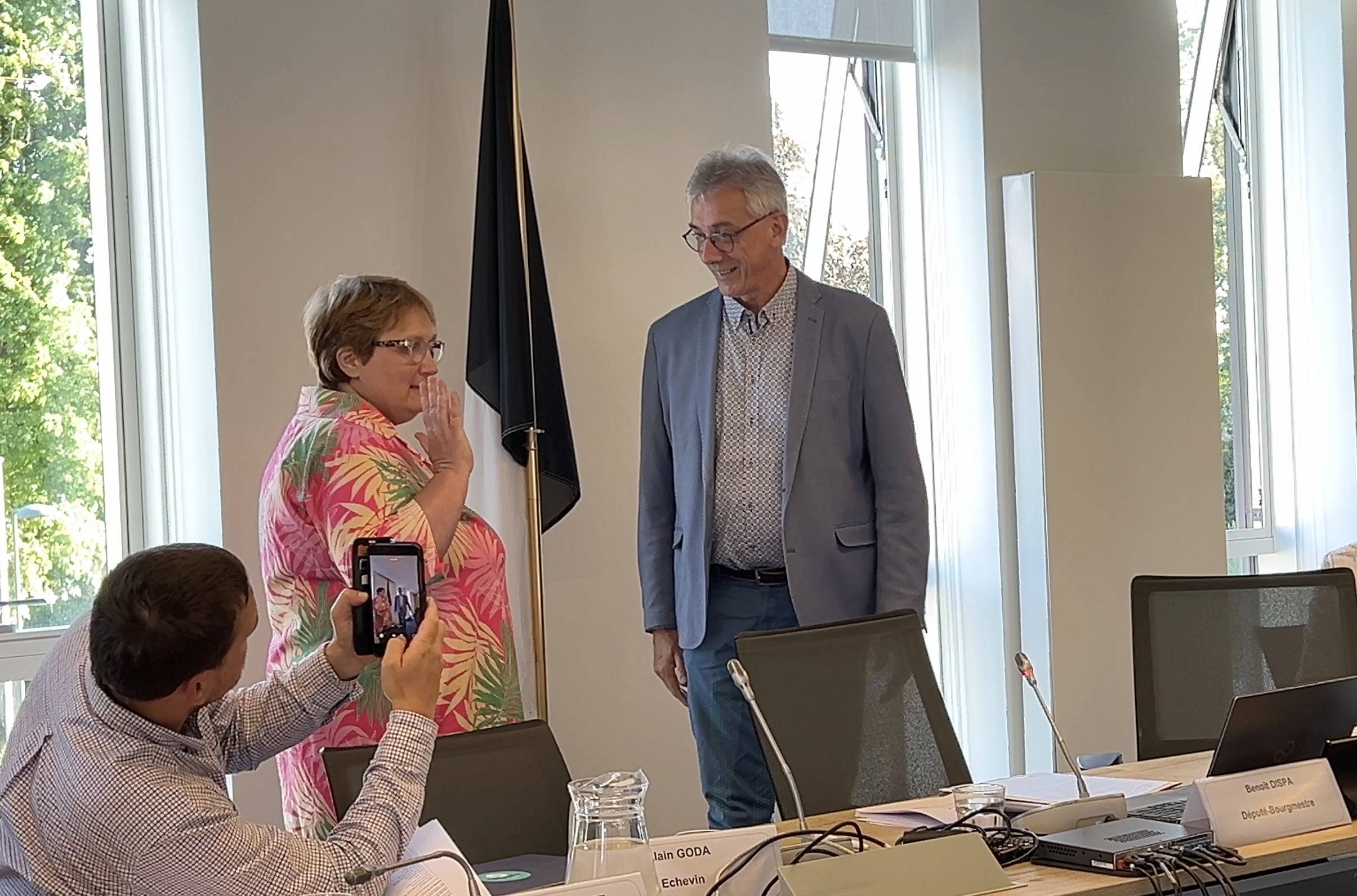 Edith Wiame-Pirson remplace Patrick Daiche au conseil communal de Gembloux