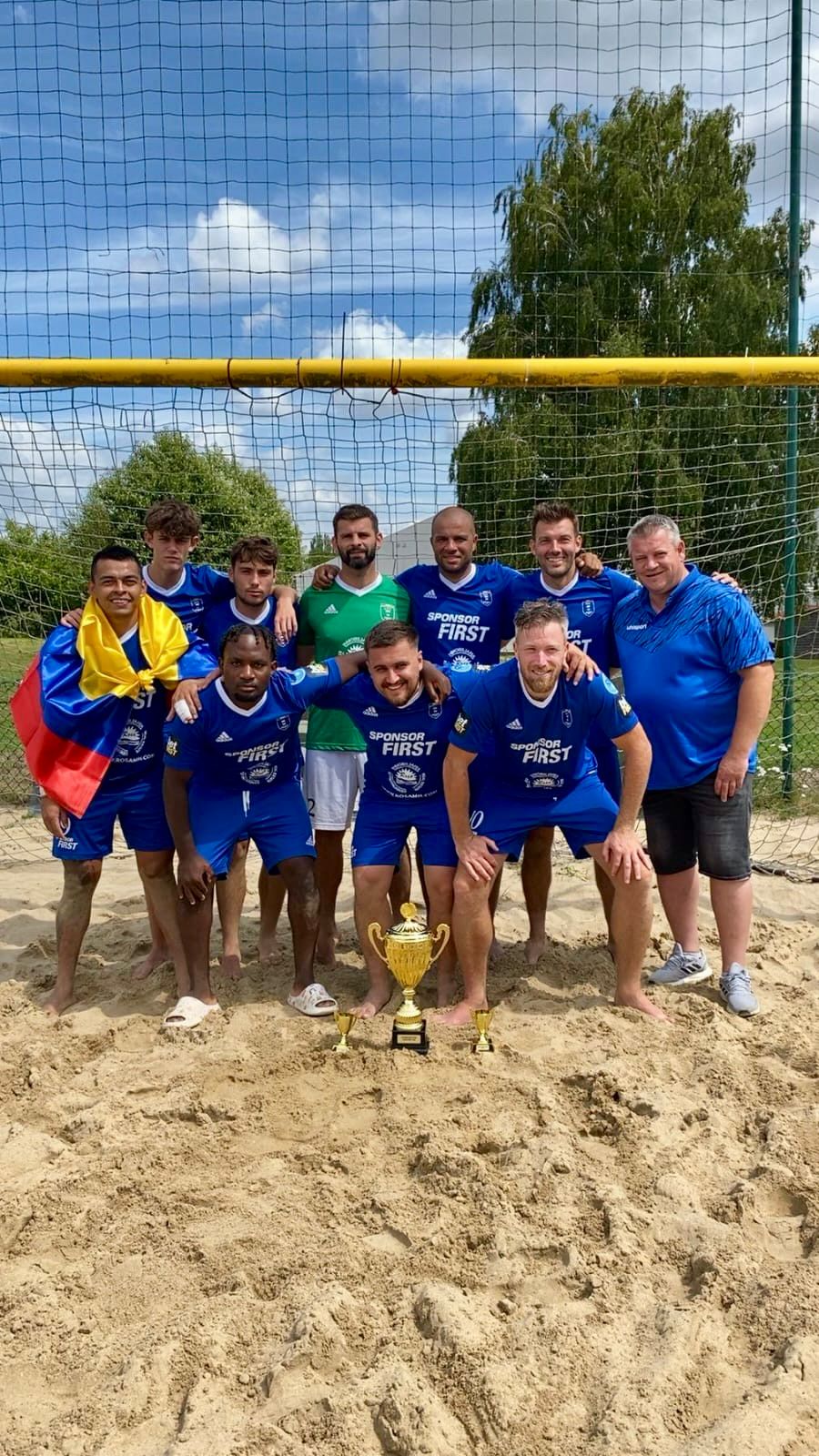 Le Perwez Vamos BS remporte la Coupe de Belgique de beach soccer