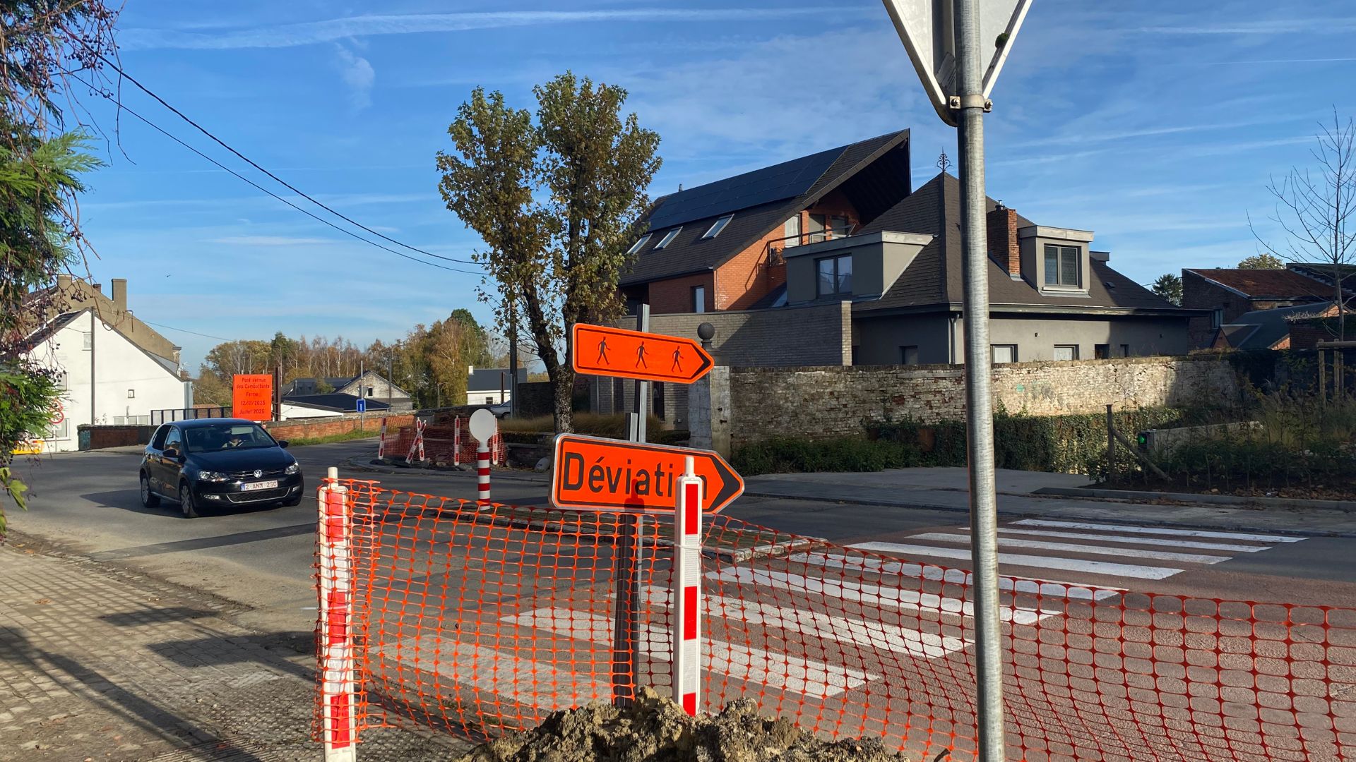 N4, rue de Mazy, pont d'Infrabel : à Gembloux, des travaux partout