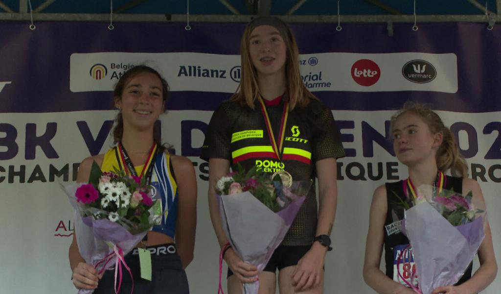 Pauline Detournay vice-championne de Belgique de cross en scolaires 1ère année