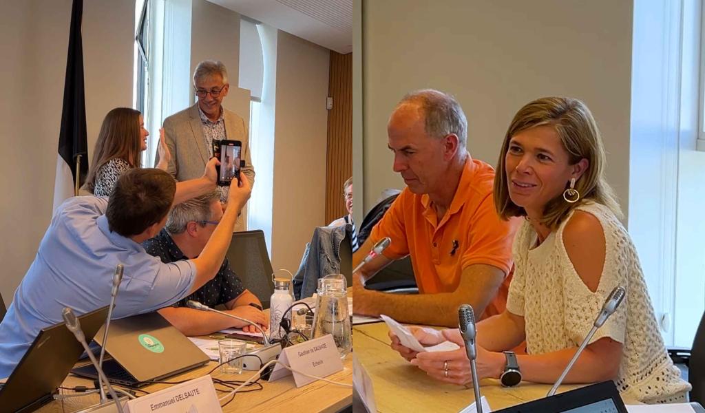 Emilie Vandeplas remplace Véronique Mouton au conseil communal de Gembloux