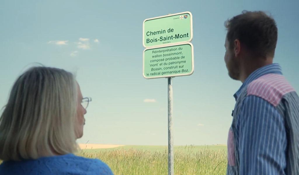 À côté de la plaque : le chemin de Bois-Saint-Mont à Chastre