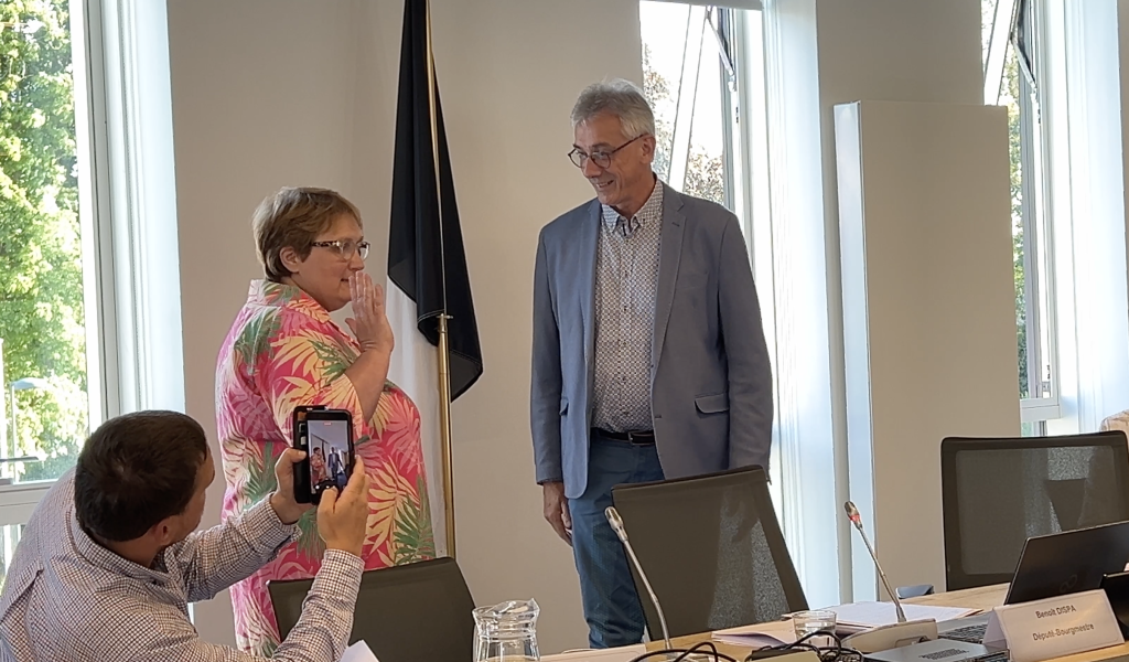 Edith Wiame-Pirson remplace Patrick Daiche au conseil communal de Gembloux