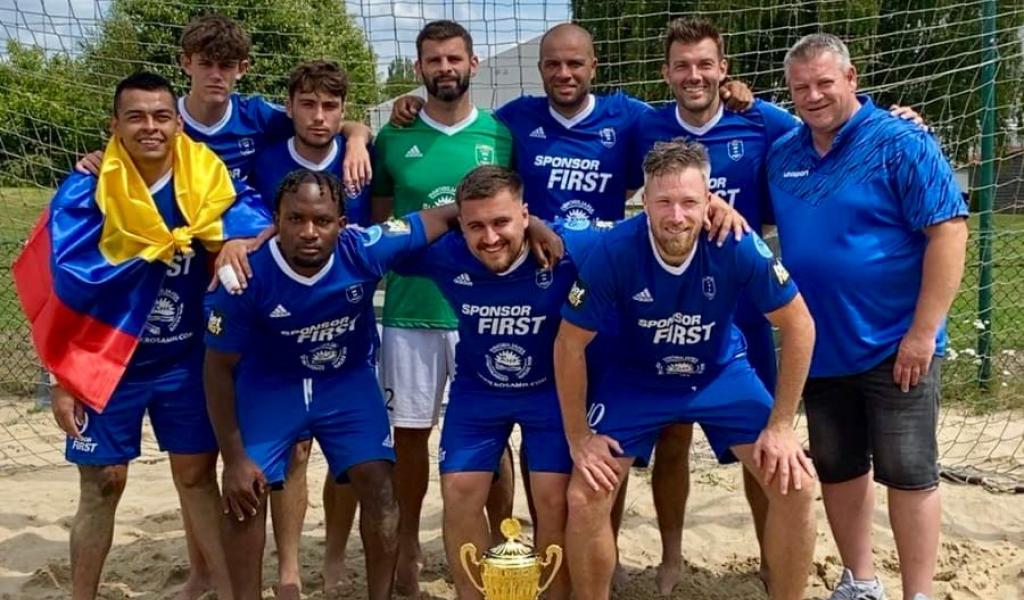 Le Perwez Vamos BS remporte la Coupe de Belgique de beach soccer