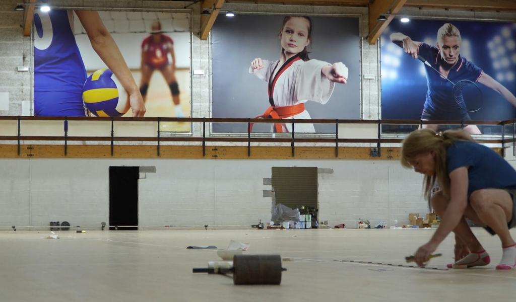 Dernière ligne droite sur le chantier du centre sportif de Perwez