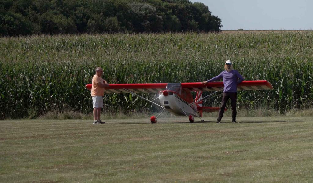 Les passionnés d'aéromodélisme se sont retrouvés à Bossière
