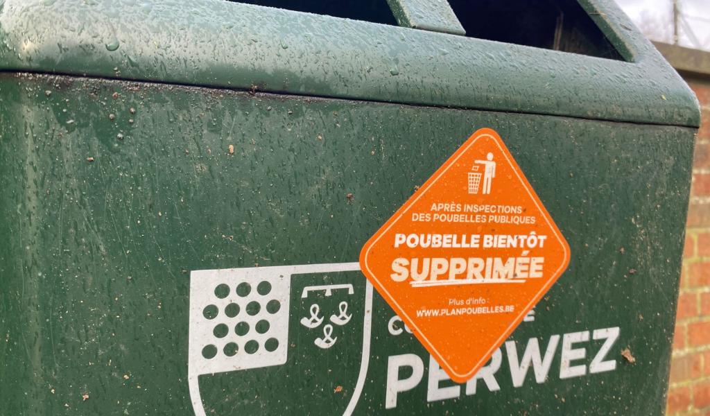 Perwez supprime des poubelles pour... plus de propreté publique