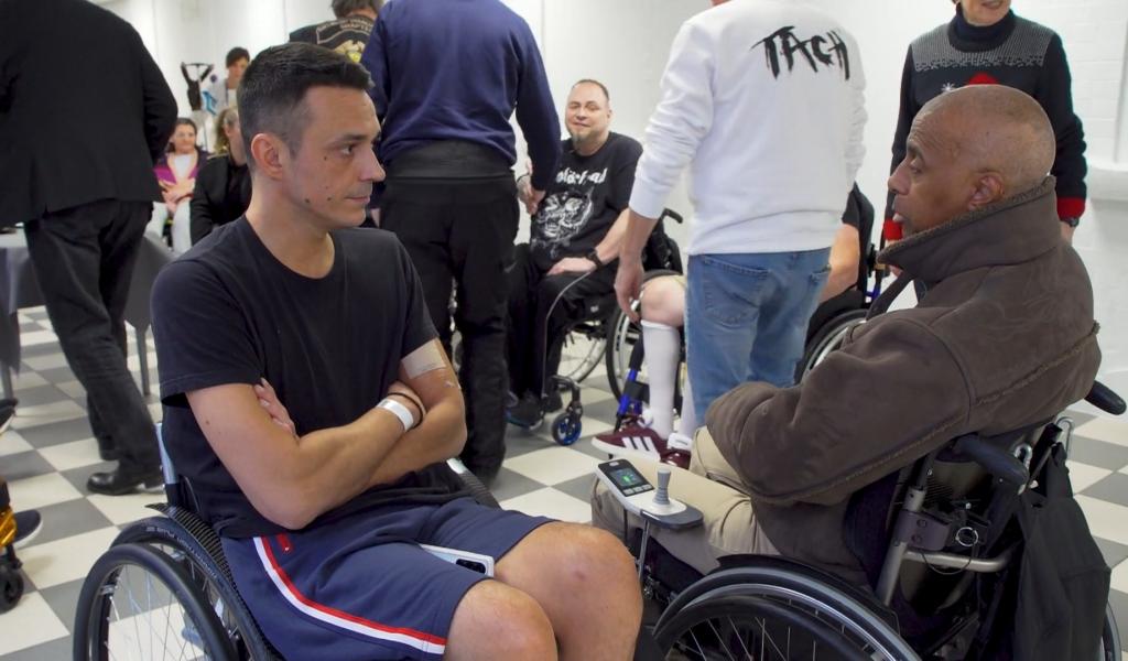 Nick et ses bikers ont rendu visite aux accidentés de la route