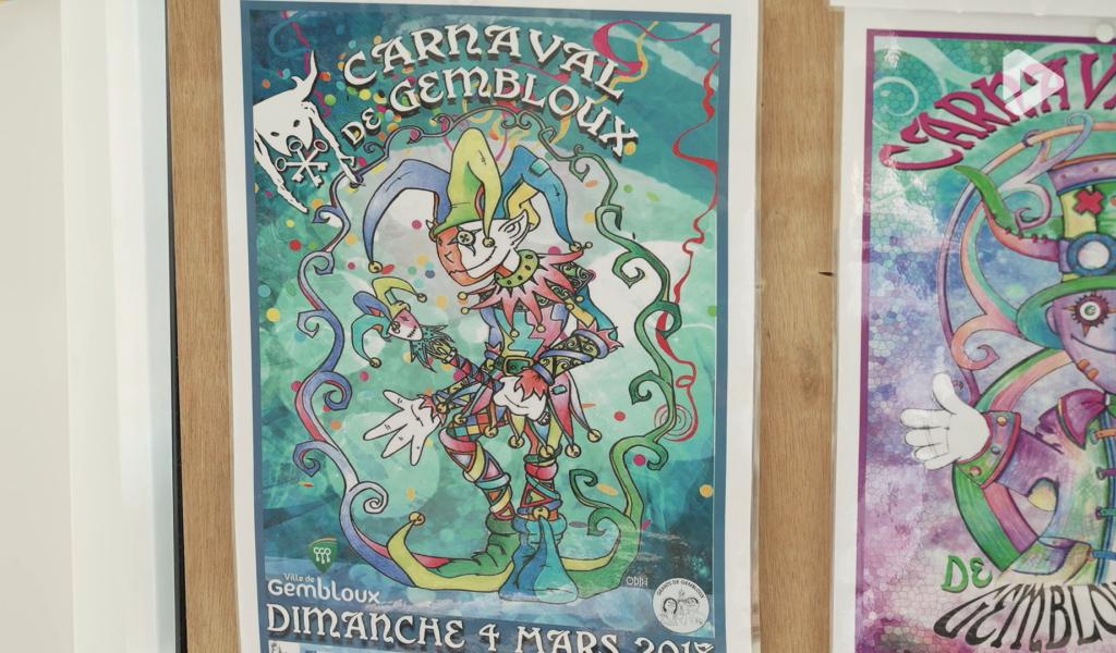 Carnaval de Gembloux : les affiches exposées à l'administration communale