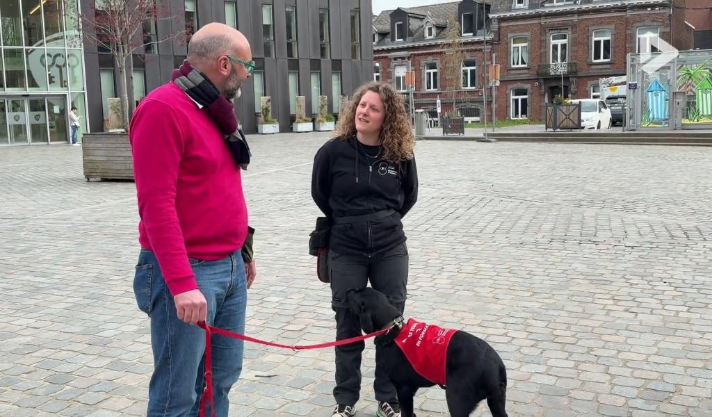 À Gembloux, Otis se prépare à devenir chien guide