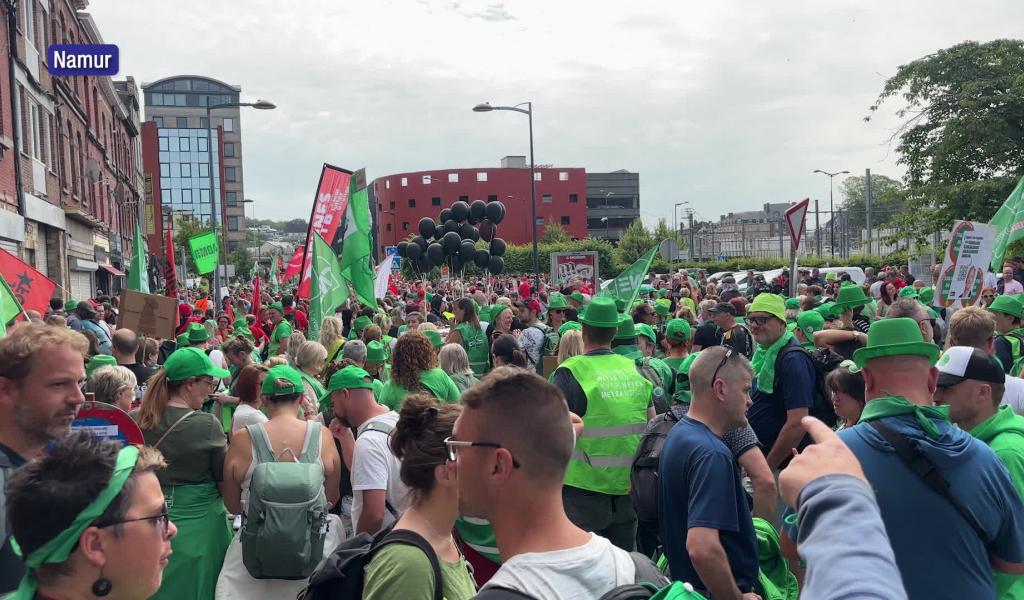 Namur : des Gembloutoises mobilisées contre la paupérisation
