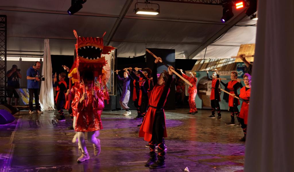 Les enfants, stars du samedi des JIVs