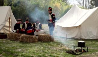 Une reconstitution napoléonienne en l'honneur du Maréchal Grouchy