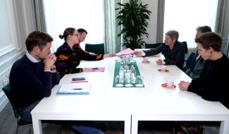 Le comité de soutien de Divine N'Sunda rencontre la Secrétaire d'État