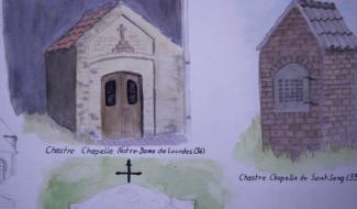 86 lieux du patrimoine chastrois en aquarelle