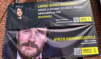 Olivier Vandecasteele libéré ! Une action Amnesty à Walhain