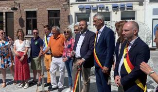 Gembloux : l'inauguration de la place de l'Orneau