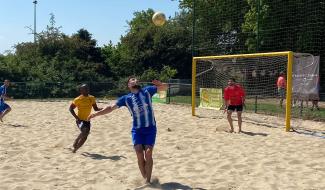 Beach soccer : lancement de la saison à Perwez