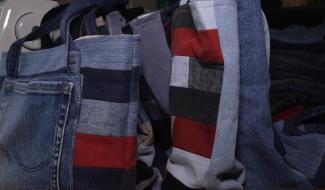 Gembloux : des jeans recyclés en sac
