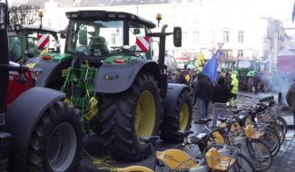 Les agriculteurs en colère contre l'Europe