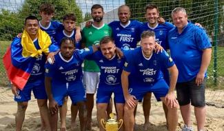 Le Perwez Vamos BS remporte la Coupe de Belgique de beach soccer