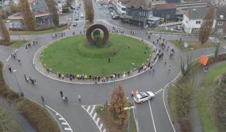 Gembloux : 206 secondes d'hommage aux victimes de la route