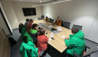 Gembloux : rencontre matinale entre la CSC Enseignement et Benoît Dispa
