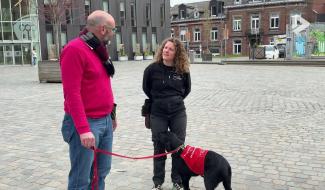 À Gembloux, Otis se prépare à devenir chien guide