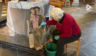 Chastre :  coup de jeune pour l'église Sainte-Gertrude de Gentinnes