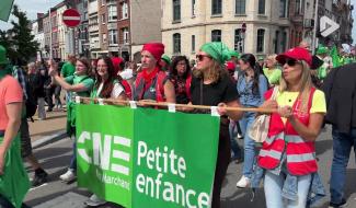 Namur : des Gembloutoises mobilisées contre la paupérisation de la société