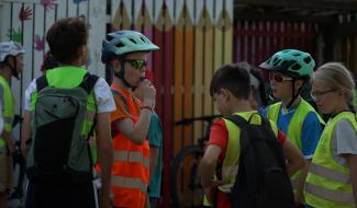 Les élèves de Bossière en voyage scolaire à vélo