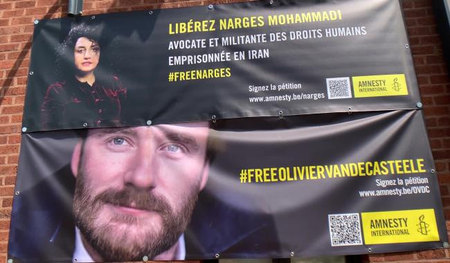 Olivier Vandecasteele libéré ! Une action Amnesty à Walhain
