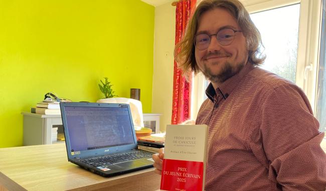 Le Gembloutois Blaise Lombart est l'un des lauréats du Prix Jeune Écrivain