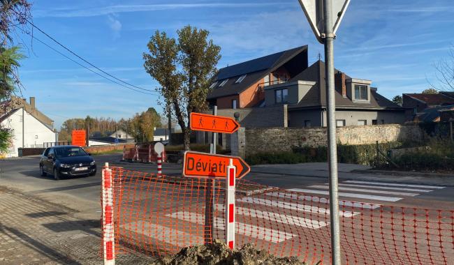 N4, rue de Mazy, pont d'Infrabel : à Gembloux, des travaux partout