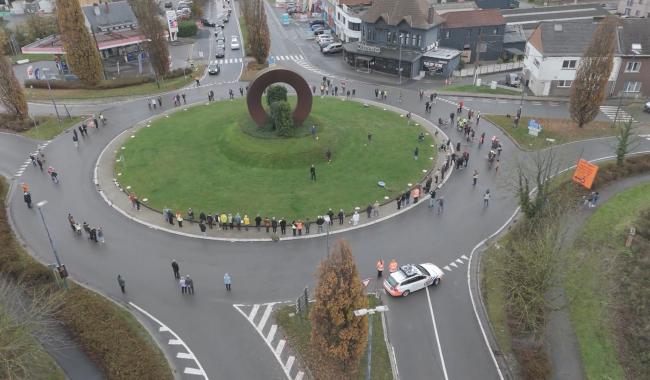 Gembloux : 206 secondes d'hommage aux victimes de la route