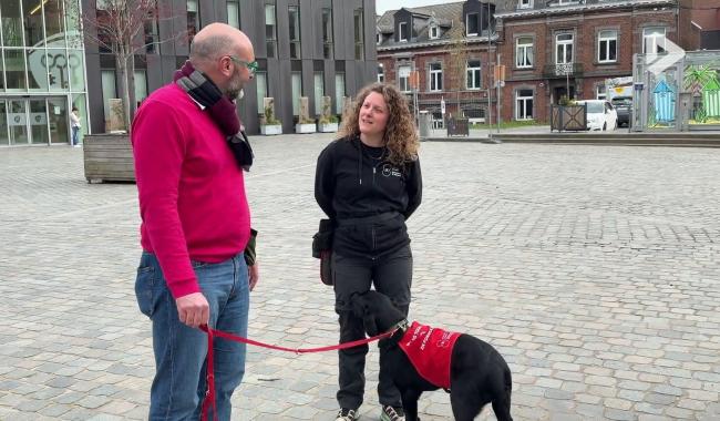 À Gembloux, Otis se prépare à devenir chien guide