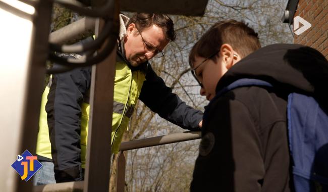 L'école Andrée Geulen en visite à la station d'épuration de Chastre