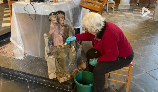 Chastre :  coup de jeune pour l'église Sainte-Gertrude de Gentinnes