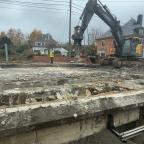 Gembloux : la démolition du pont de chemin de fer durera tout le week-end