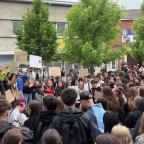 Contestation dans l’enseignement : les élèves de Gembloux dans la rue