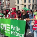 Namur : des Gembloutoises mobilisées contre la paupérisation de la société