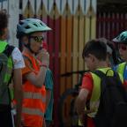 Les élèves de Bossière en voyage scolaire à vélo