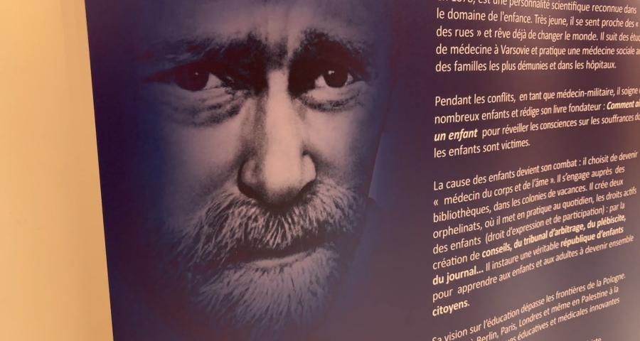 Gembloux : une exposition en mémoire de Janusz Korczak, le père spirituel des Droits de l'Enfant