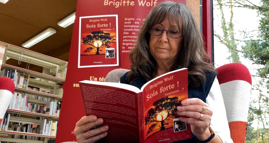 "Lisez-vous le belge?" : la Gembloutoise Brigitte Wolf sélectionnée avec son livre "Sois forte!"
