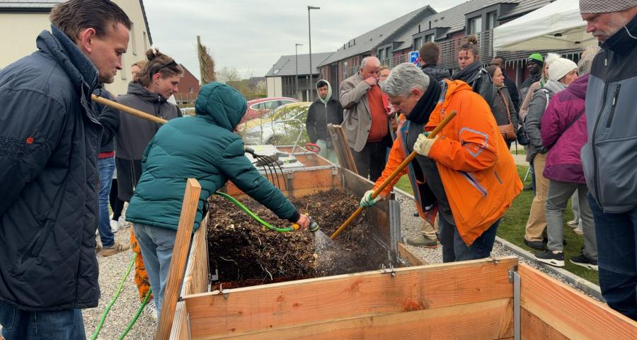 Walhain : le projet de compostage collectif inspire la Wallonie