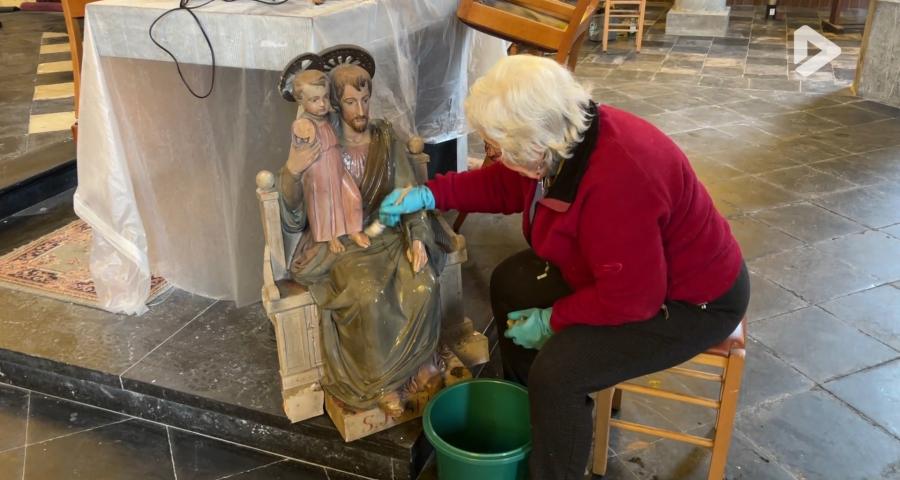 Chastre :  coup de jeune pour l'église Sainte-Gertrude de Gentinnes